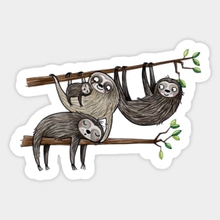 Faultiere - Sloth Sticker